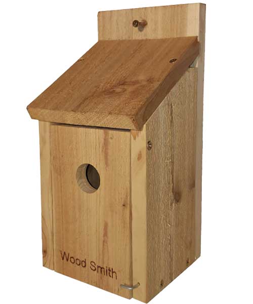 Birdhouse -bluebirds, finch, wren, chickadee, tree swallow birds, even a woody woodpecker house.