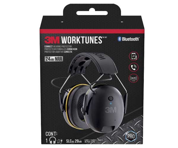 3M WorkTunes Connect Hearing Protector with Bluetooth Technology