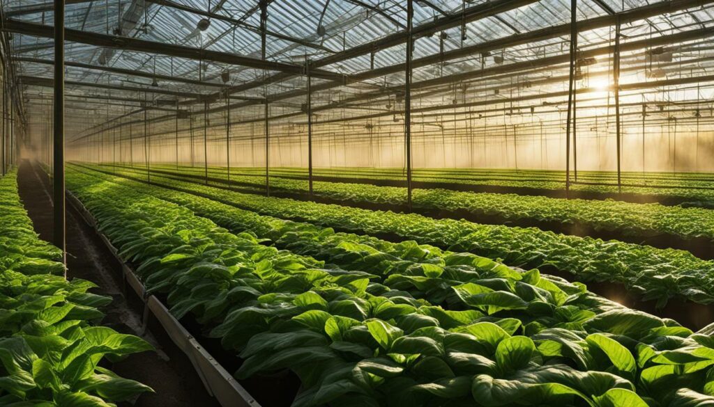greenhouse plant growth